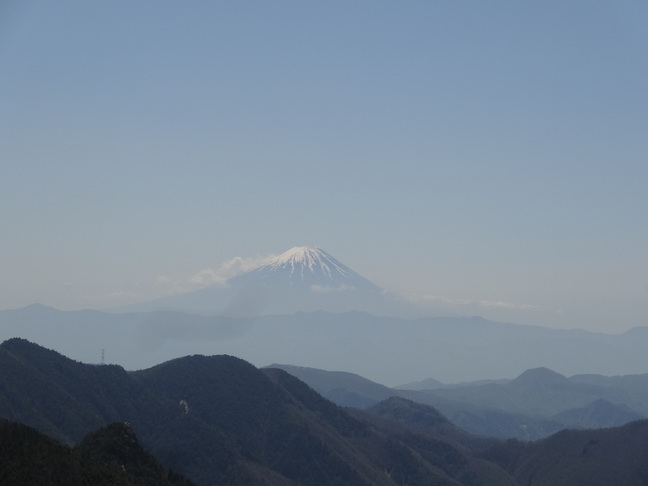 瑞牆山からの富士山