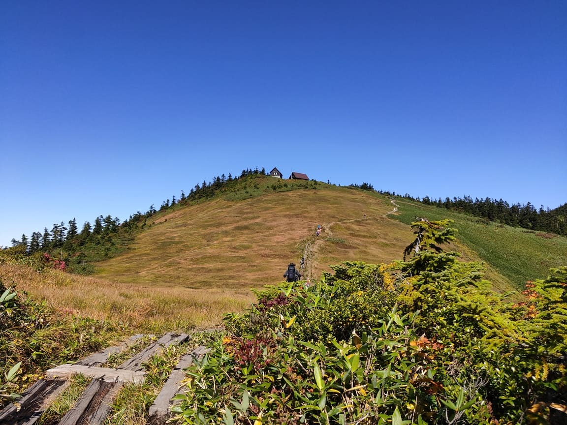 会津駒ケ岳　駒の小屋　下