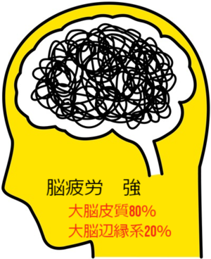 脳疲労100％
